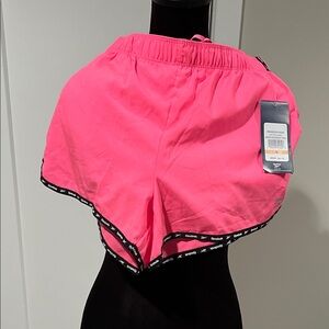 Reebok Bright Pink Running Shorts with Black Trim size M